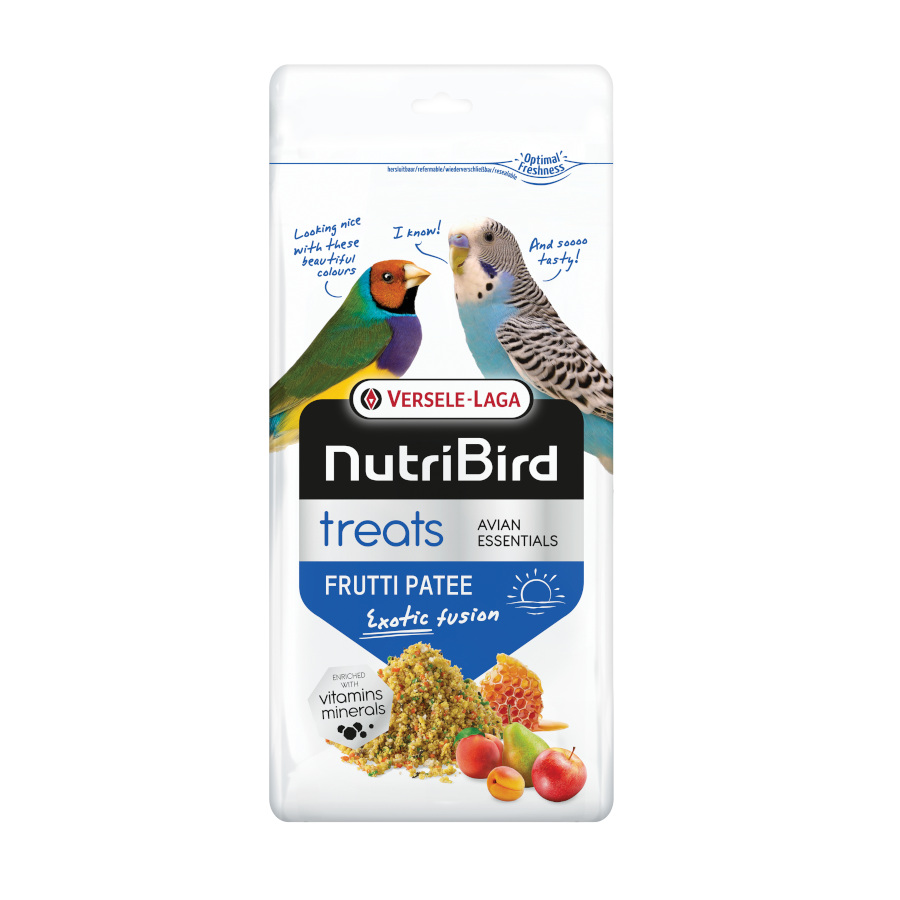 0.265 KG NutriBird Snack Frutti Patee Exotic Fusion para pássaros