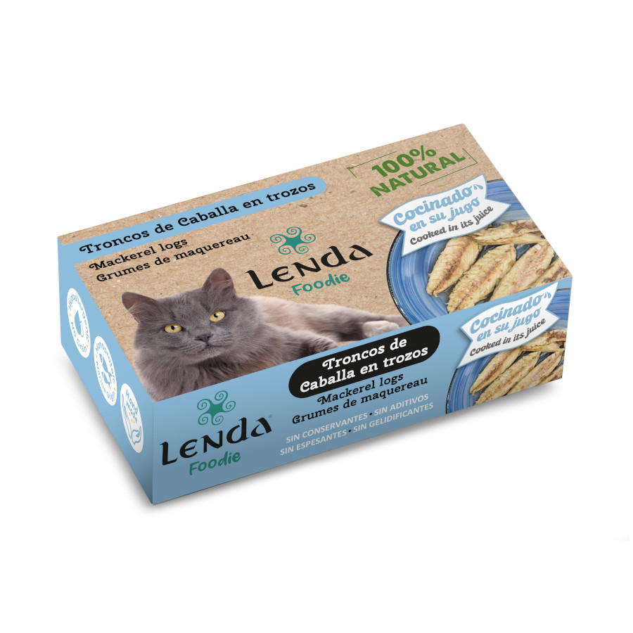 0.12 KG 120 g Lenda Comida húmida de Cavala em lata para gatos