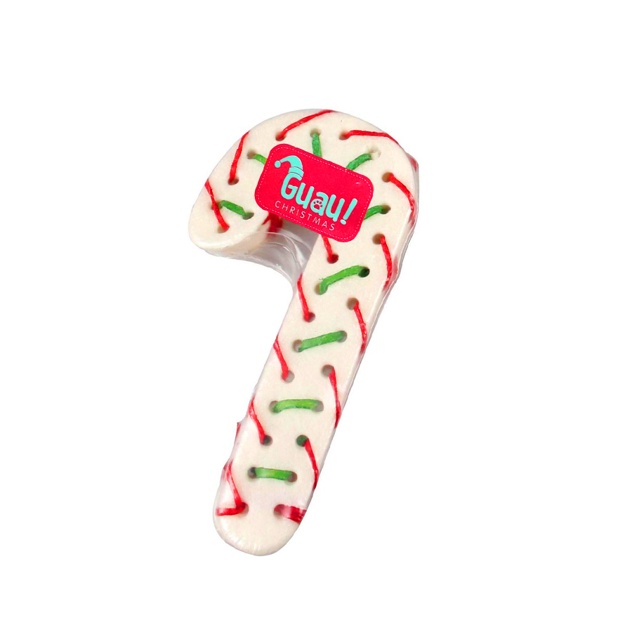 0.057 KG Guau Christmas Bocadinho em forma de Bastão de Caramelo para cães