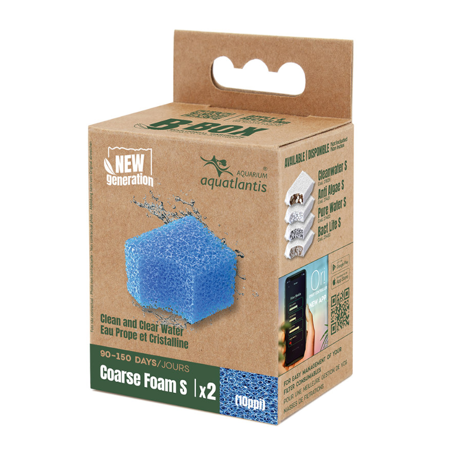 0.01 KG Aquatlantis B-Box Filtro de espuma grossa para aquários