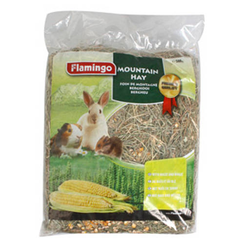 5 KG Flamingo Alpes Feno Cenoura para roedores