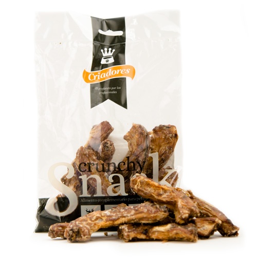 100 g Criadores snack pescoços de aves para cães