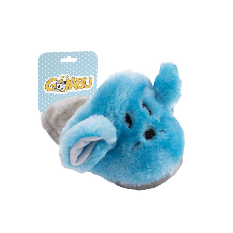 Guabu Chinelo de Peluche Azul para cachorros