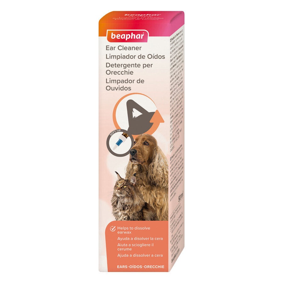 0.5 L Beaphar Limpador de Orelhas para animais de estimação