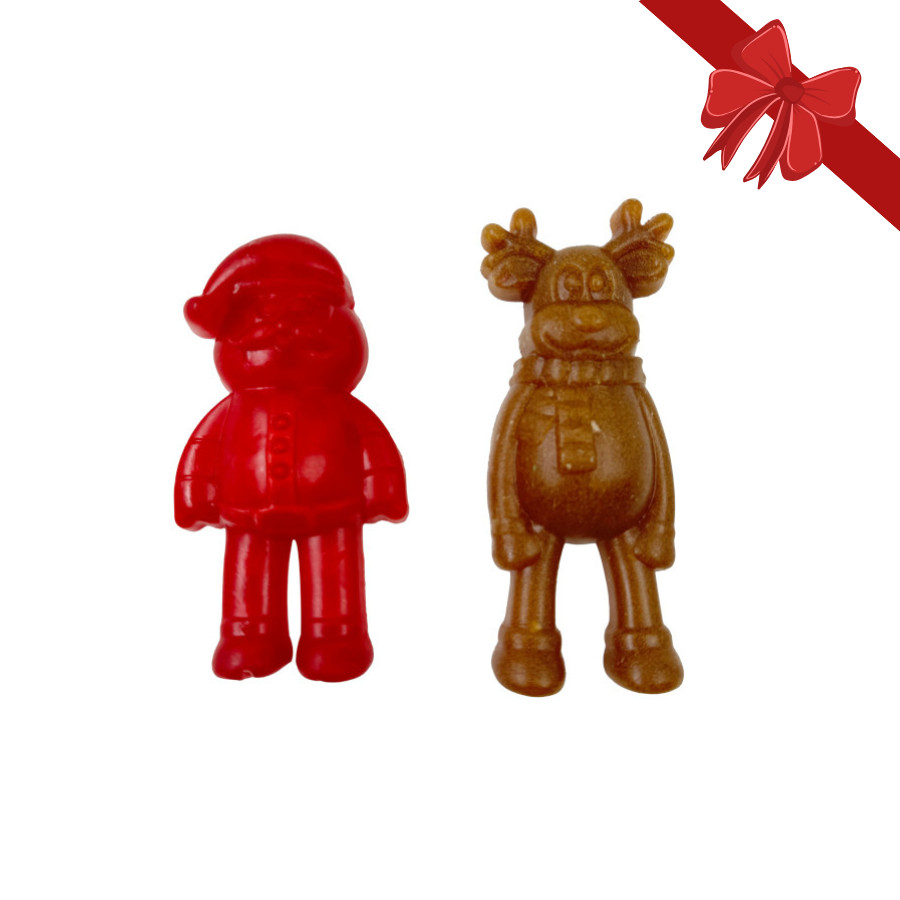 2 uds. Wonder Christmas Snacks Reno & Santa Navideños para perros