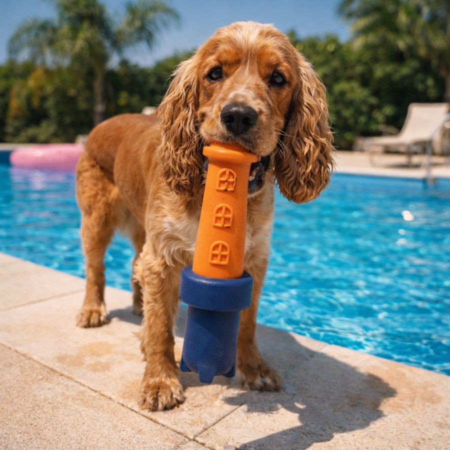 Summer Vibes Floating Lighthouse Brinquedo para cães