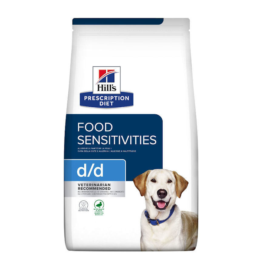 1.5 KG Hill's Prescription Diet d/d Food Sensitive Pato ração para cães