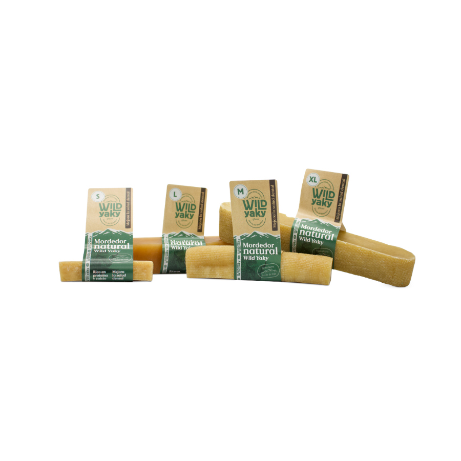 6 sticks x L Wild Yaky Barra mastigadora para cães Pack poupança!
