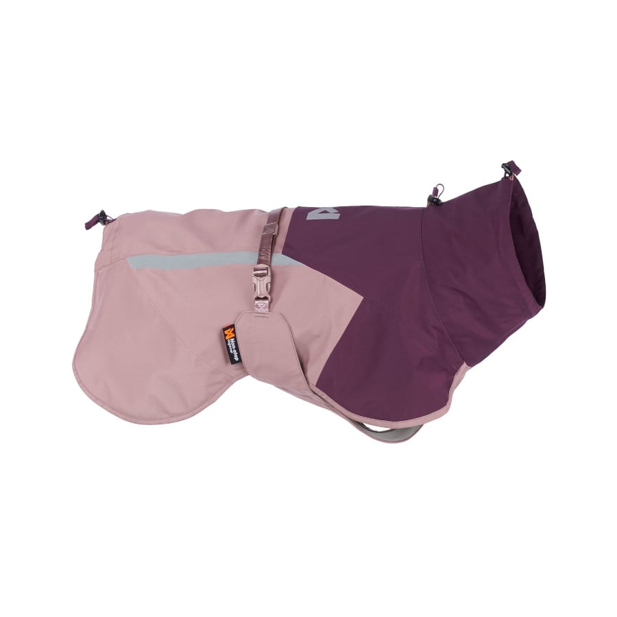 Non-stop Dogwear Capa de Chuva Impermeável Malva para cães