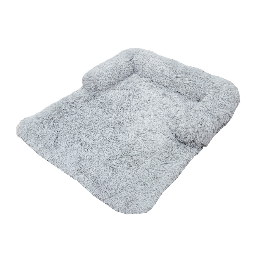 Leeby Cama Anti-Stress Cinzenta para cães