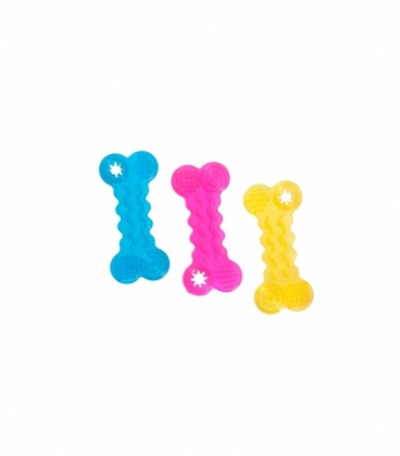 Flamingo Karlie Osso mordedor de plástico para cães