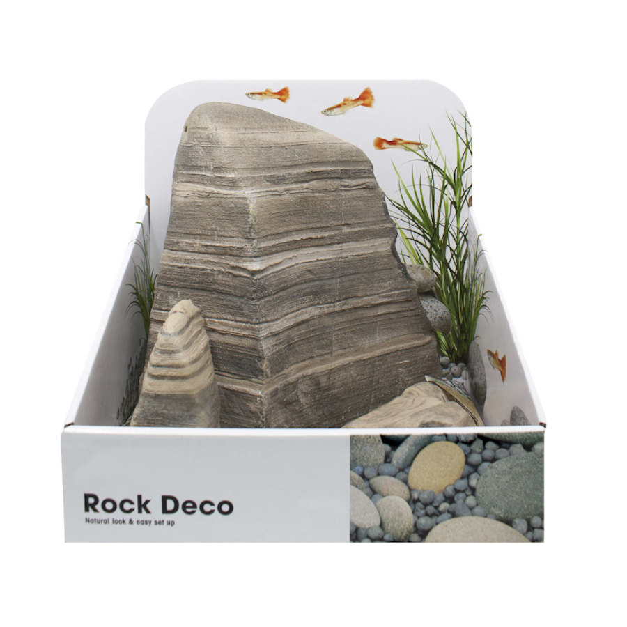 ICA Rock Deco Cinza decoração para aquários