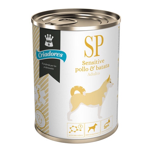 400 g Criadores Dietetic Sensitive comida húmida cães