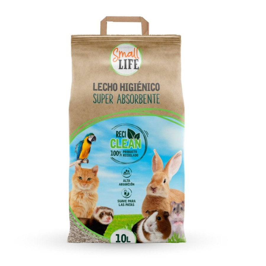 Small Life Areia Super Absorvente de Celulose para animais de estimação