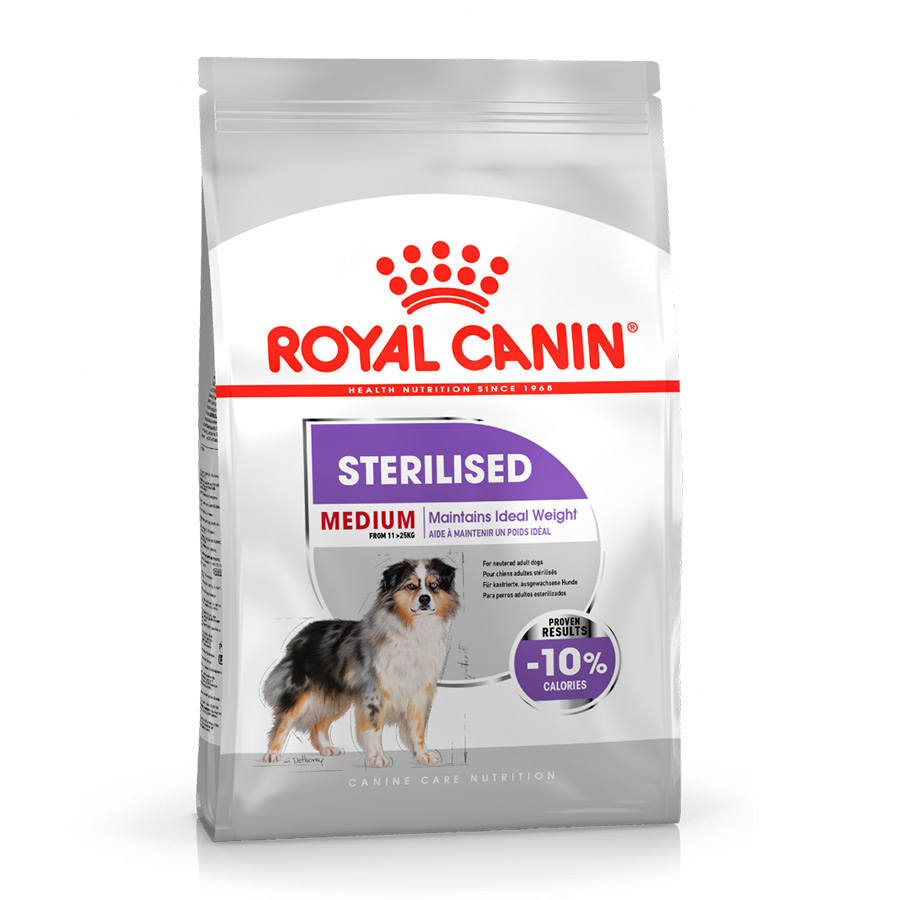 3 kg Royal Canin Sterilised Medium ração para cães
