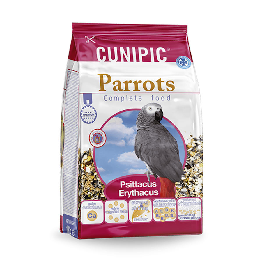 1 KG Cunipic Superpremium ração para loros