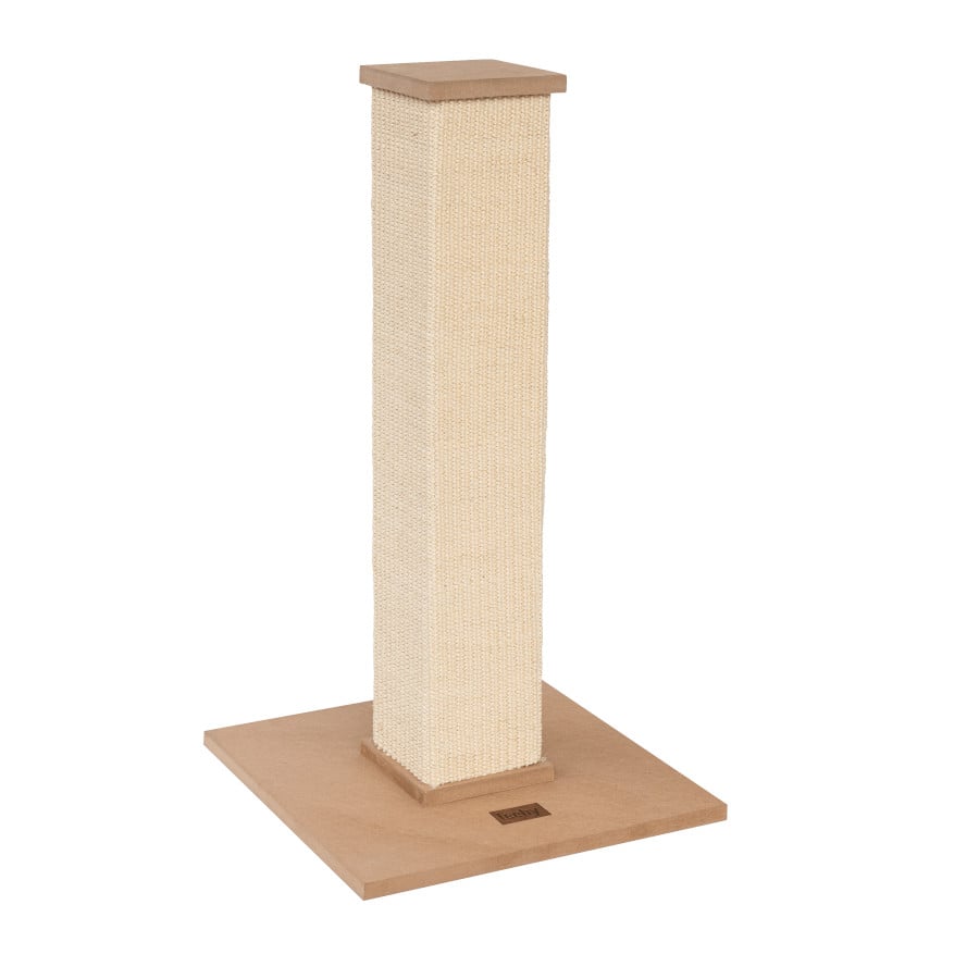 Leeby Vida arranhador de sisal quadrado para gatos