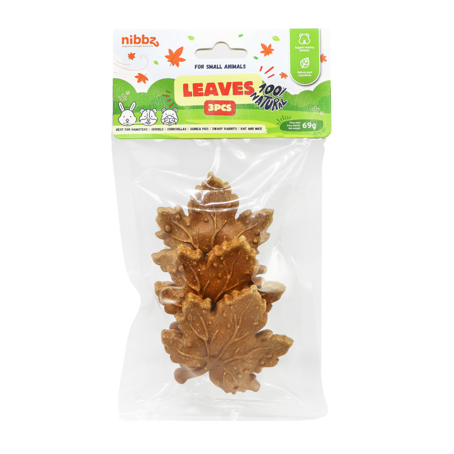Nibbz Brinquedo Folhas para roer para roedores