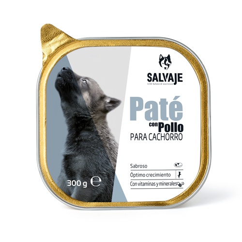 3.6 kg Salvaje Puppy Frango em Patê terrina