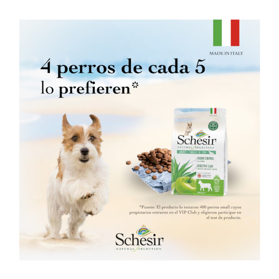 Schesir Adult Small&Toy Natural Selection Peru ração para cães, , large image number null