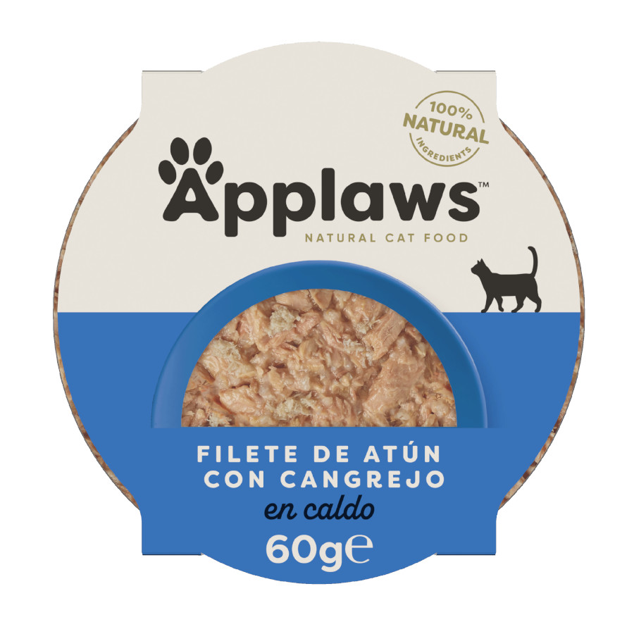 Applaws Natural Atum e Caranguejo terrina para gatos