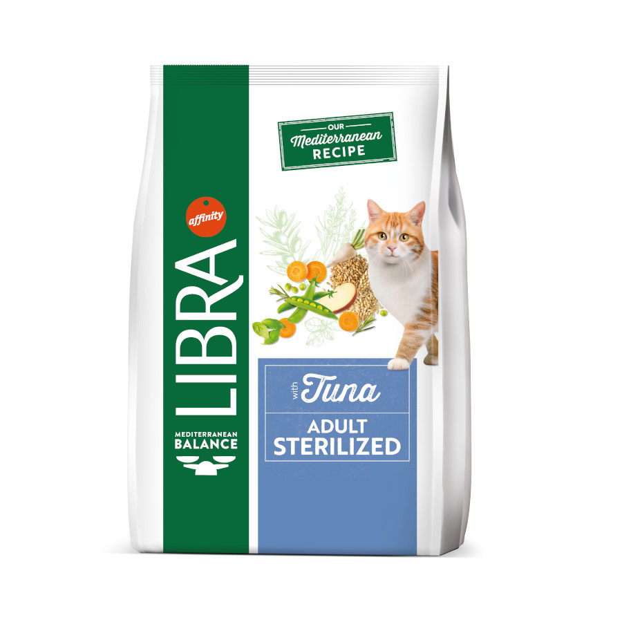 1.5 kg Libra Adult Sterilized Atum ração para gatos