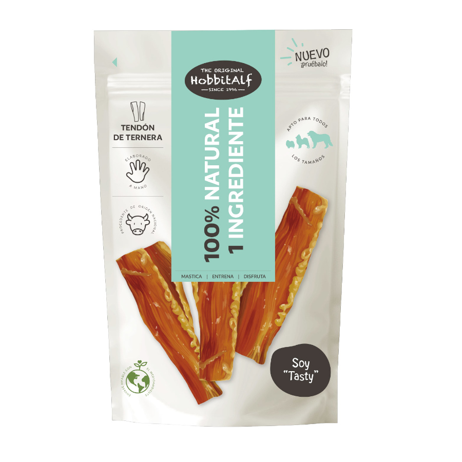 0.1 KG Tendão de carne Hobbitalf para cães