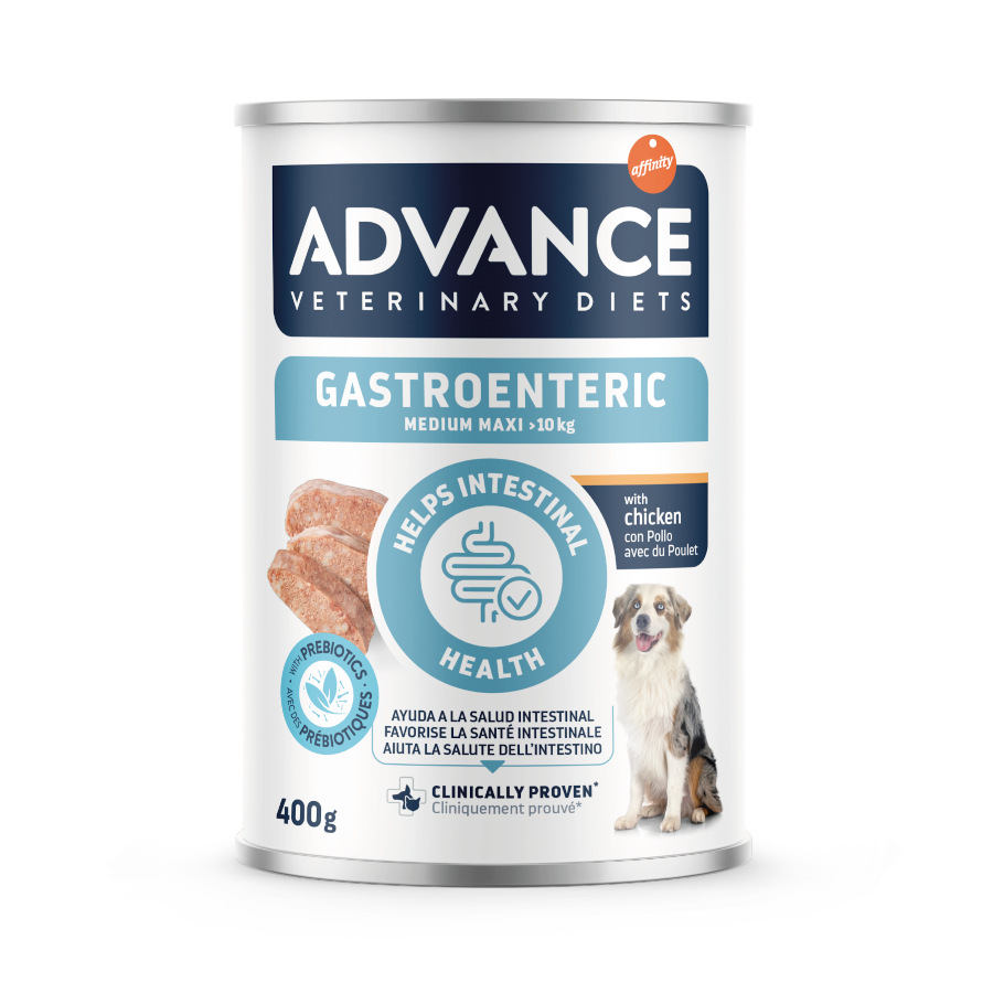 0.4 KG Advance Veterinary Diets Gastroenteric Medium Maxi Ração úmida para cães