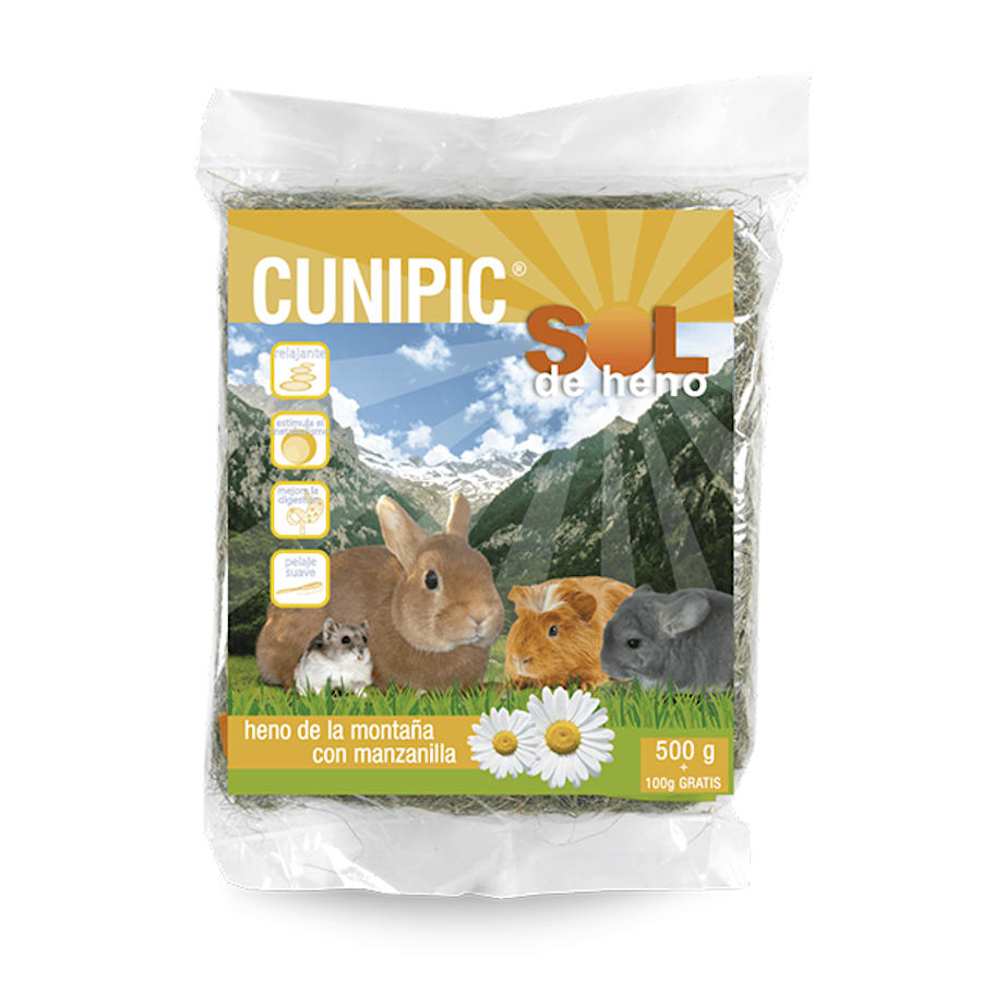 0.5 KG 0.5 KG Cunipic Heno Camomila para roedores