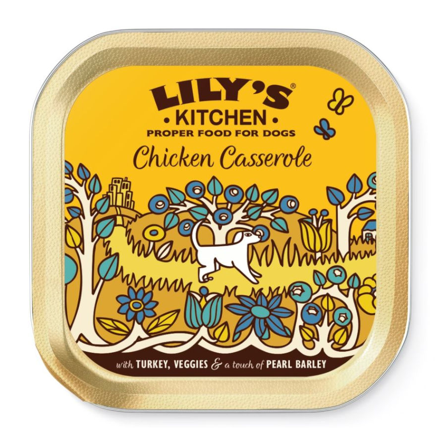 150 g Lily's Kitchen Comida húmida Caçarola de frango e peru para cães