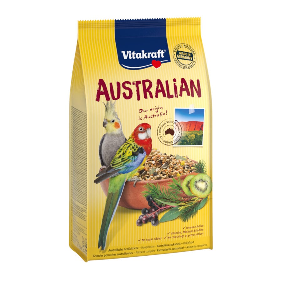 0.75 KG Vitakraft comida de papagaio australiano