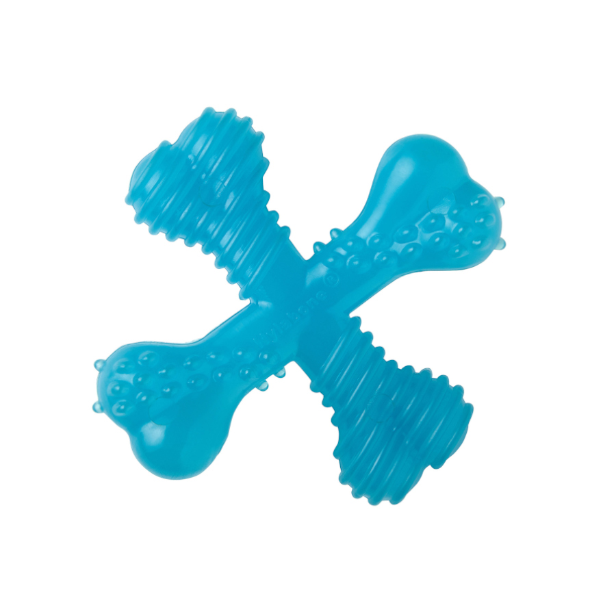 Nylabone Osso X Mordedor com Sabor a Carne para cachorros
