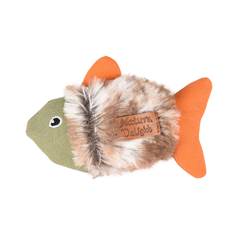 Flamingo Natura Delight Peixe de peluche para gatos