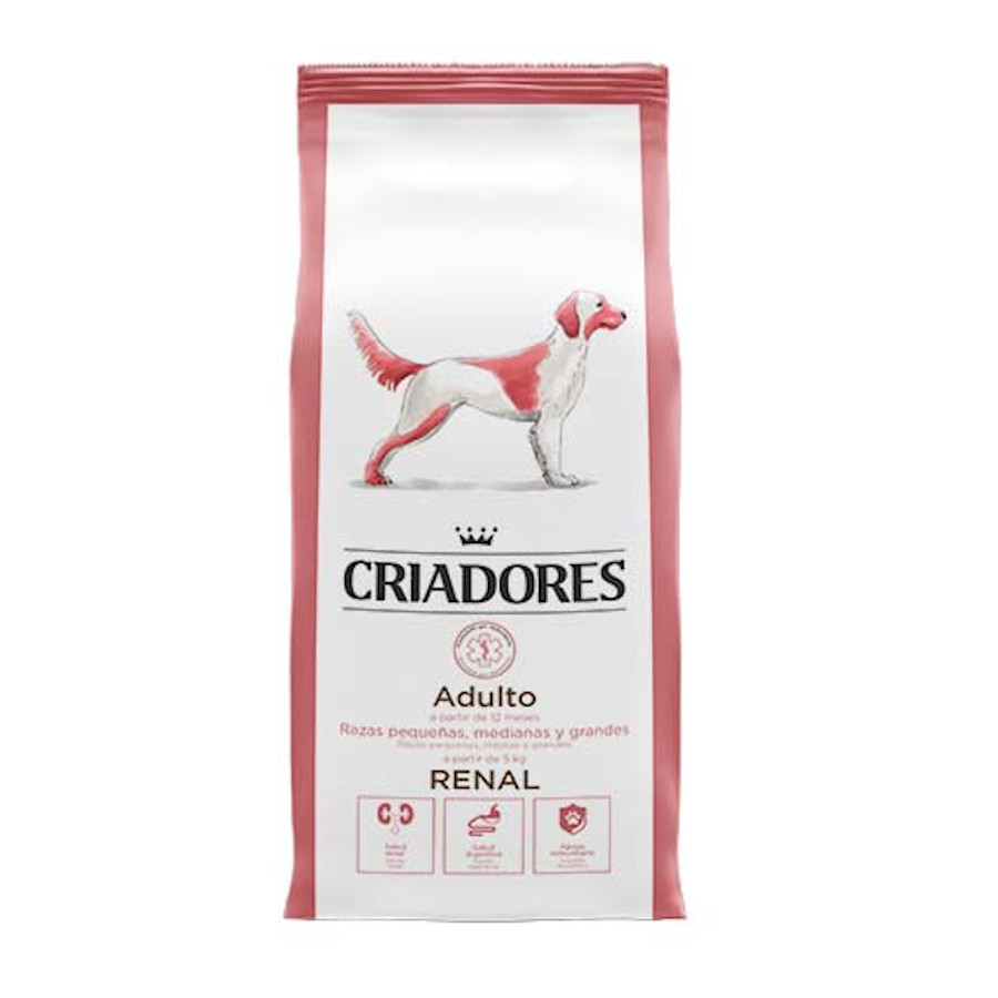 2 x 12 kg Criadores Dietetic Renal ração para cães Pack poupança!