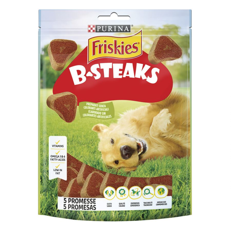 0.9 kg Friskies Biscoitos B-Steaks para cães