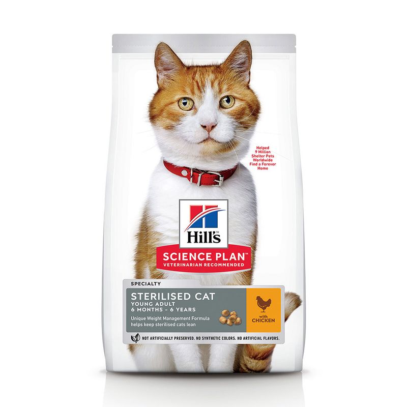 Hill's Science Plan Sterilised Adult Frango ração para gatos