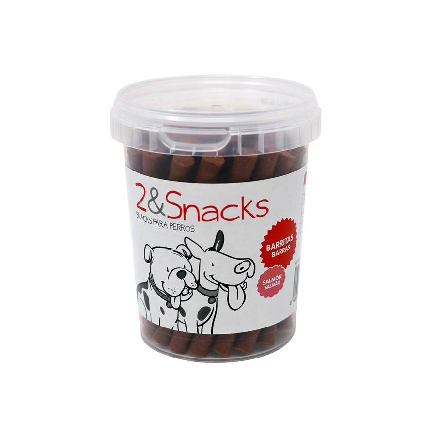 0.3 KG 2&Snacks Barras Salmão para cães