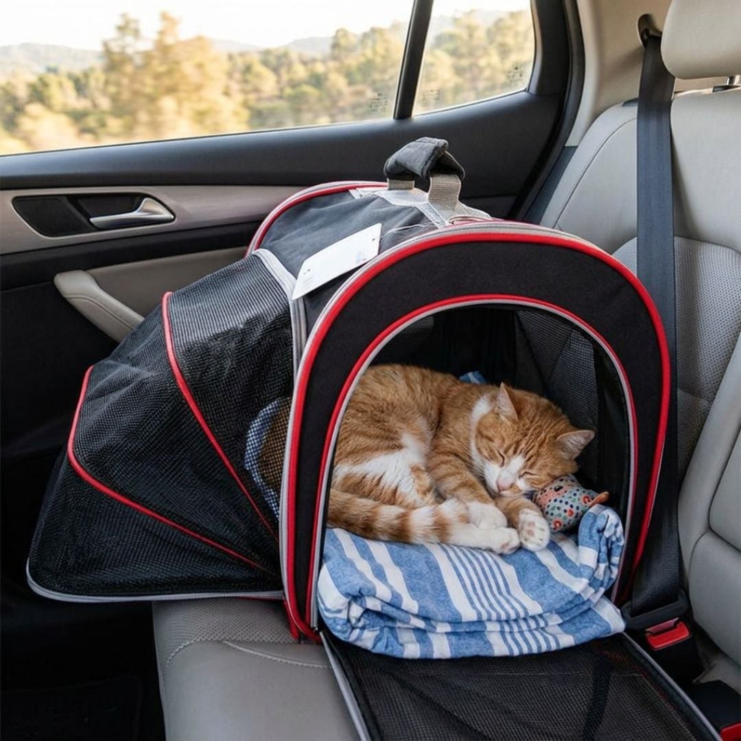 Outech Carrier Oslo Transportadora com rede para cães e gatos
