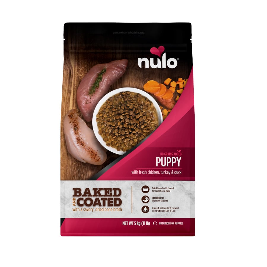 5 KG 5 kg Nulo Baked & Coated Ração de Frango, Peru e Pato para Cachorros