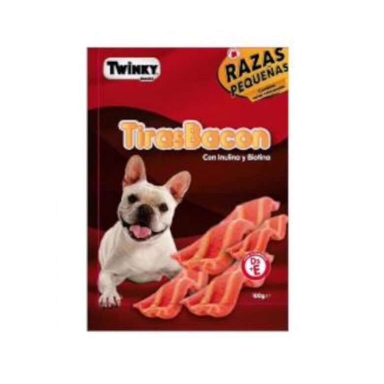 0.1 KG Twinky Fatias de Bacon para cães de raças pequenas