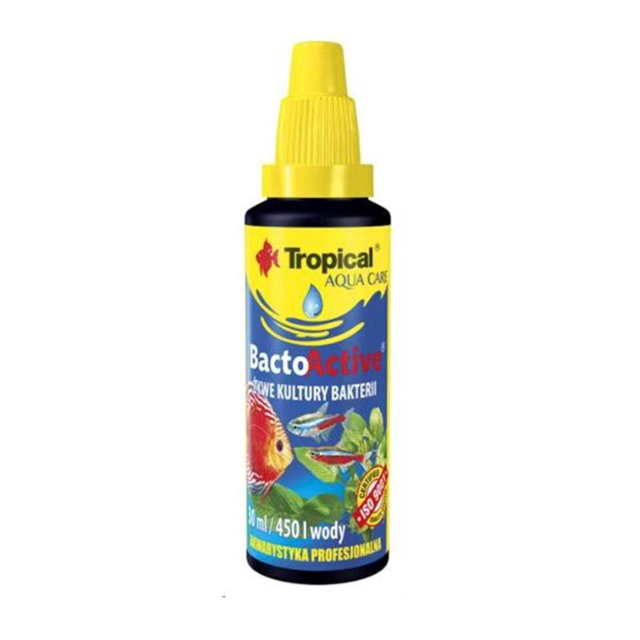 0.03 L Tropical Aqua Care Bacto Active Condicionador de água para aquários