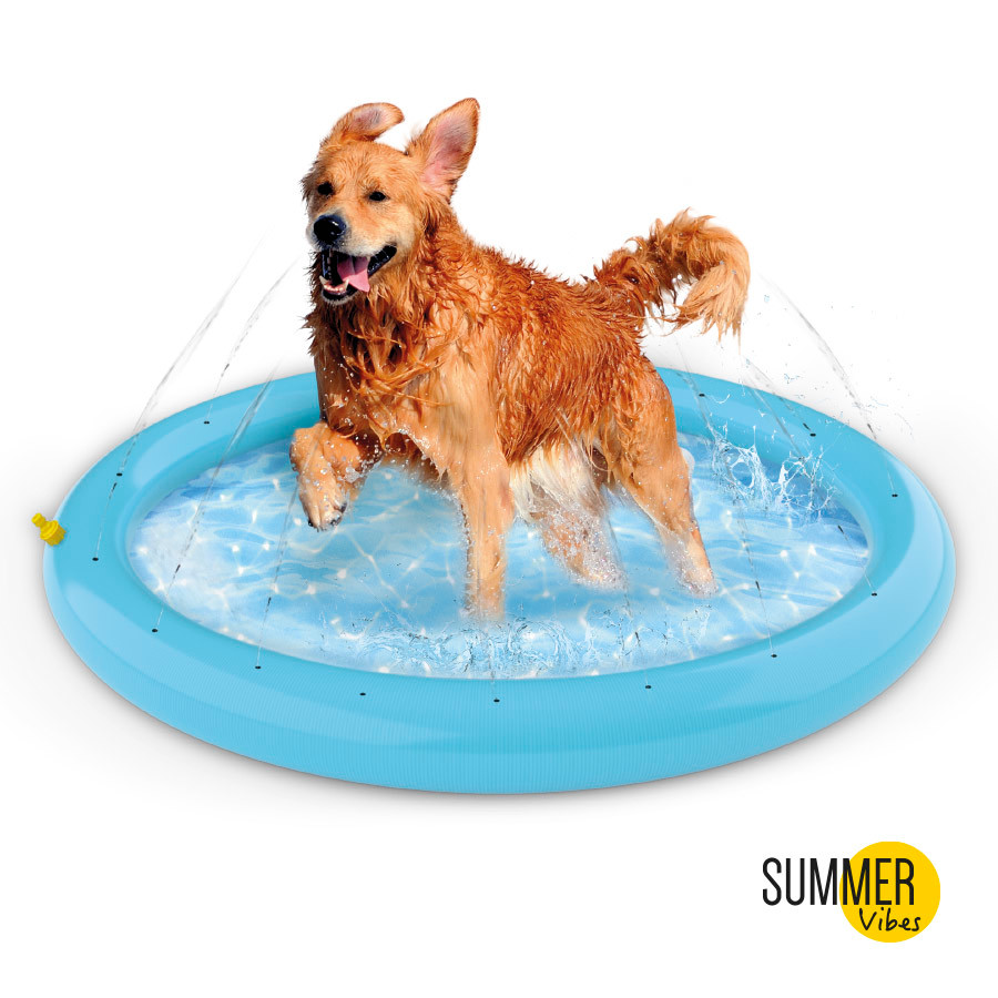 Summer Vibes Piscina com jatos para cães