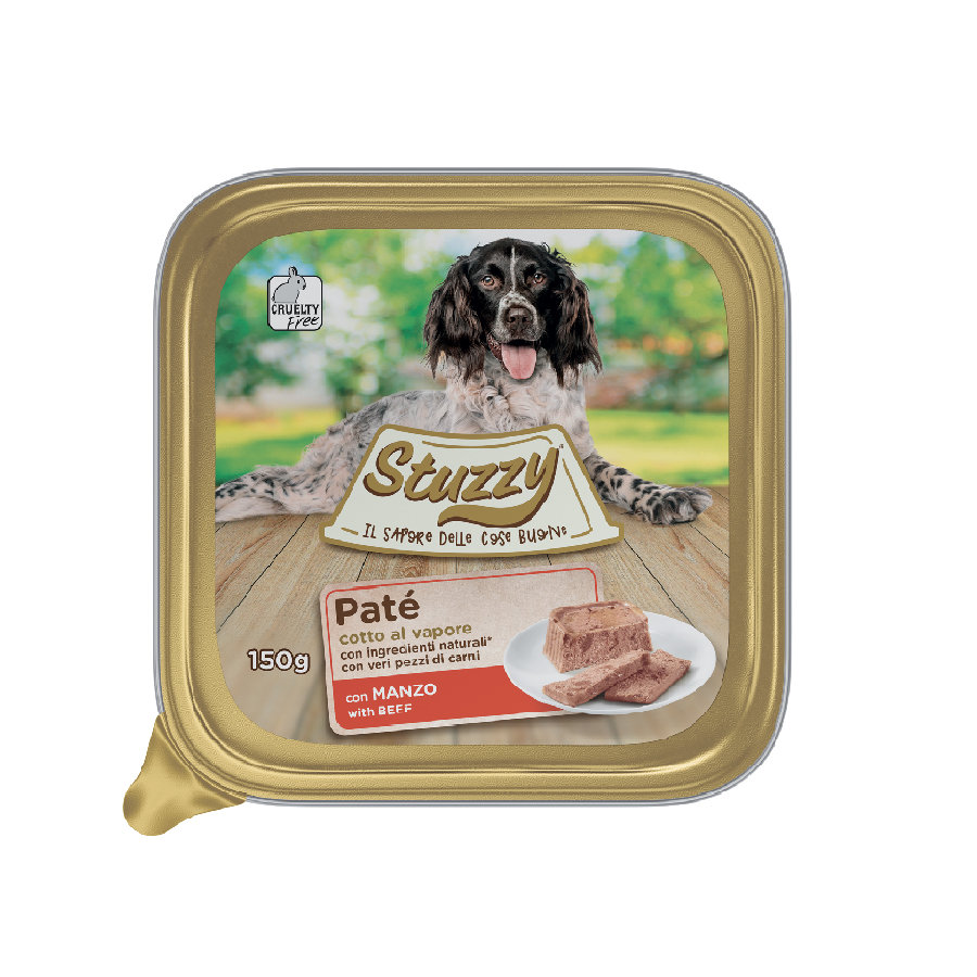 150 g Stuzzy vitela com cenoura terrina para cães