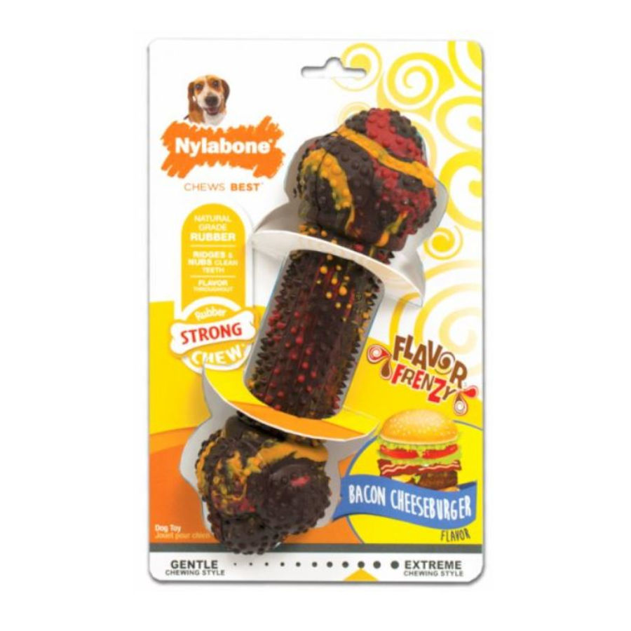 Nylabone Cheeseburger osso Mordedor para cães, , large image number null