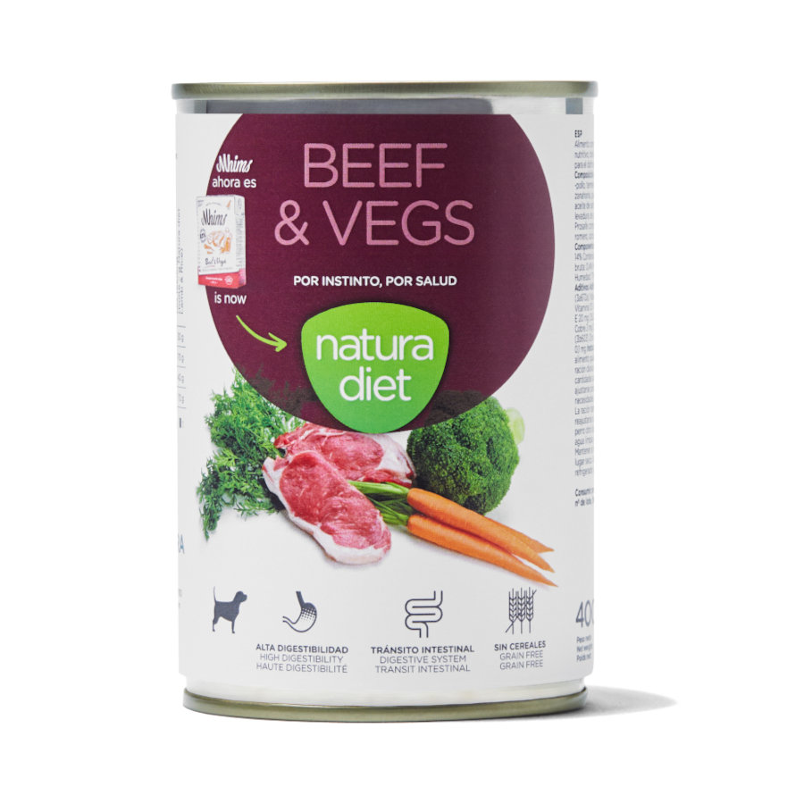 12 bricks x 375 g Mhims Ternera y Verduras bricks para perros ¡Pack ahorro!