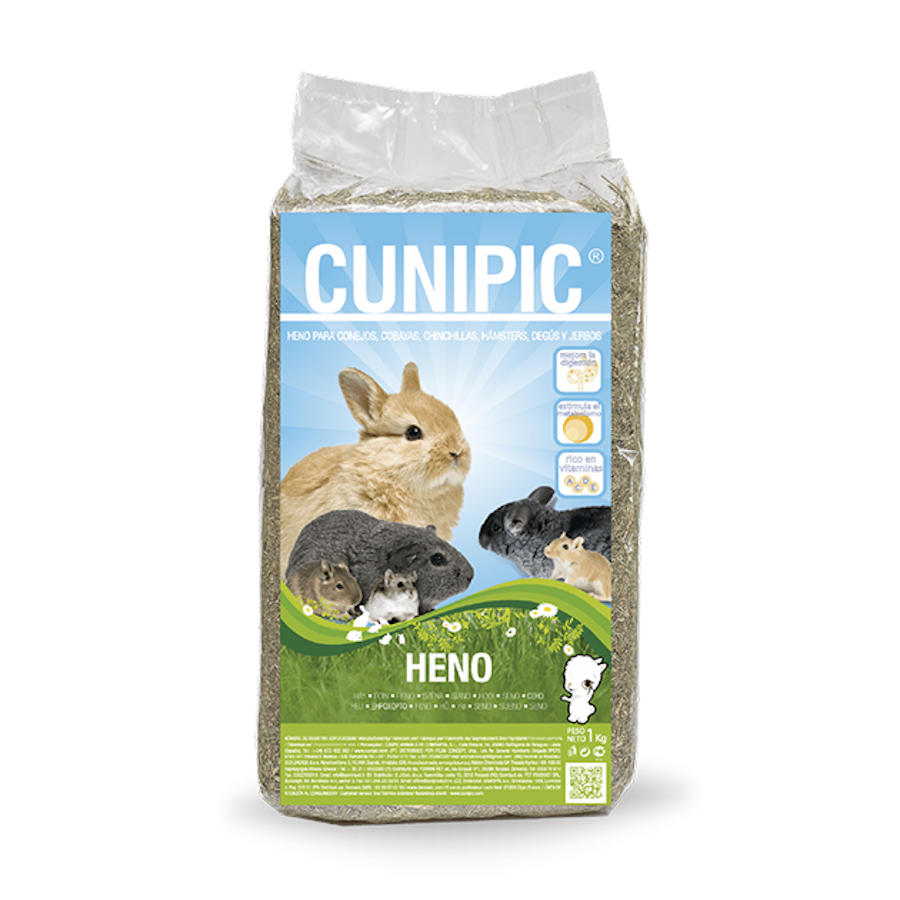 1 KG Cunipic rico em fibra feno para roedores