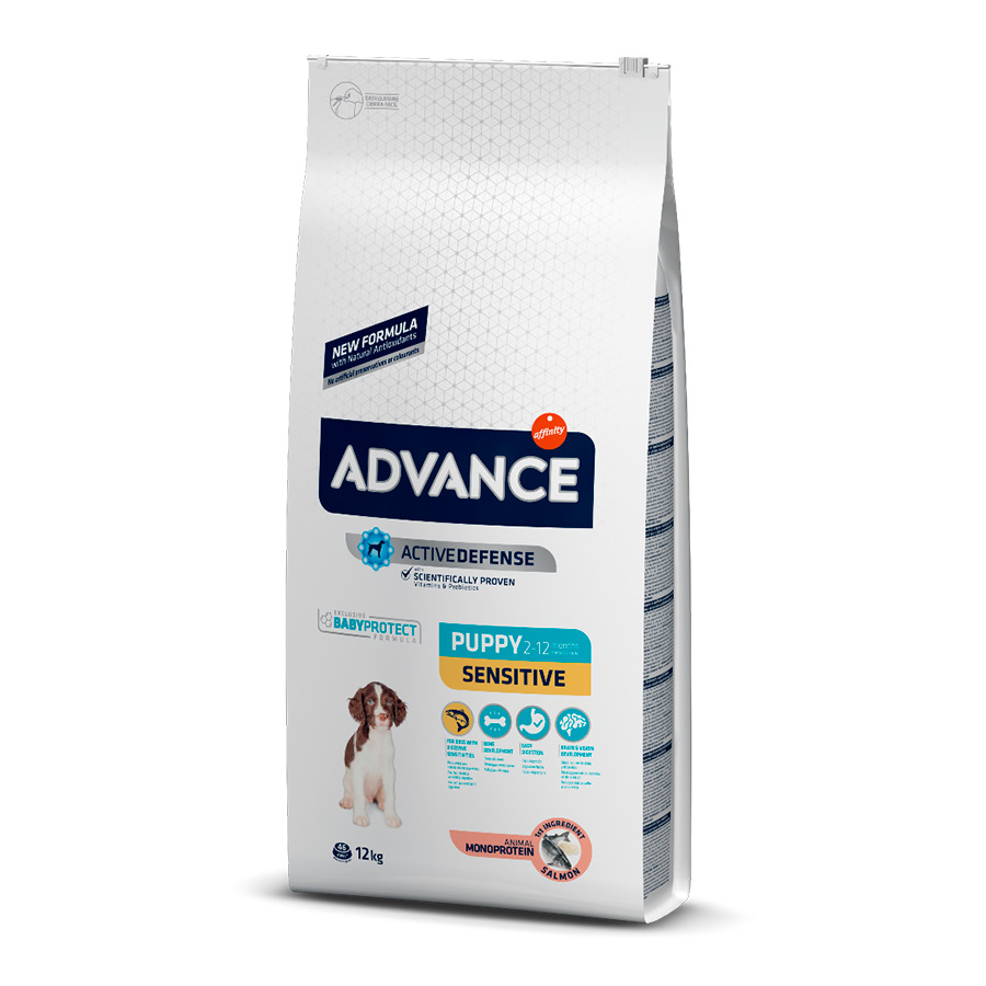 Advance Active Defense Puppy Sensitive Care Salmão ração para cães