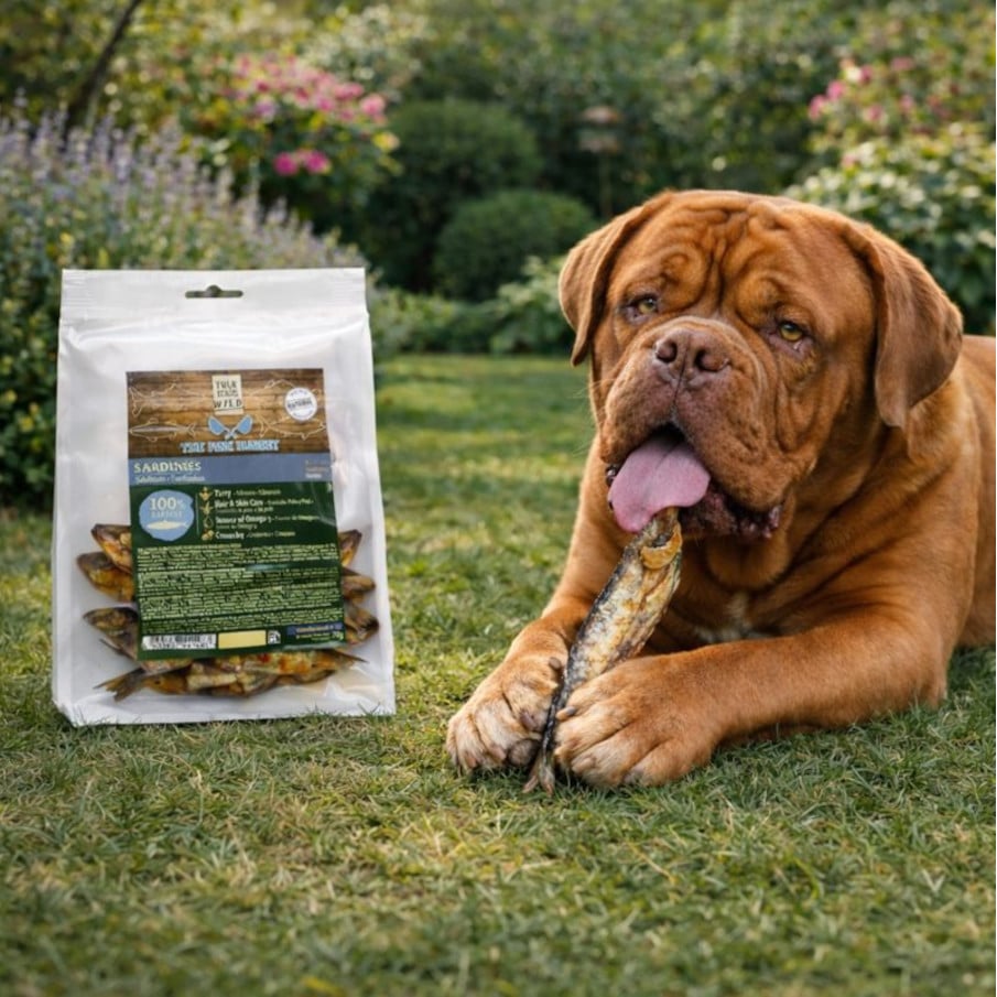 70 g. True Origins Sardinas Snack para perros