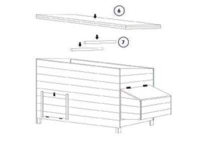 Gallinero Technical Pet Rocky Modular madera instrucciones