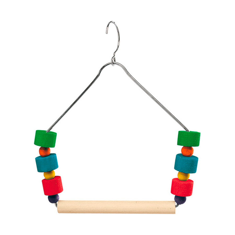 Ferplast PA 4084 Balanço triangular com decorações paar pássaros